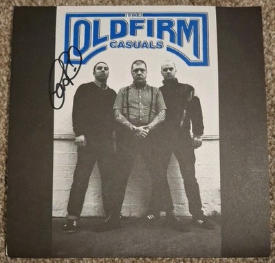 The Old Firm Casuals 7'' Vinyl Record Hand Signed By Lars Frederiksen Rancid 2011