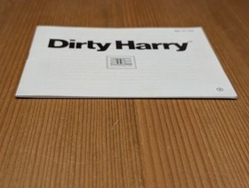 Dirty Harry: Instruction Booklet Manual Only (Nintendo, NES-2Y-USA) - VGUC