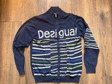 Dünne Sweat Jacke / Desigual / blau / gr. L
