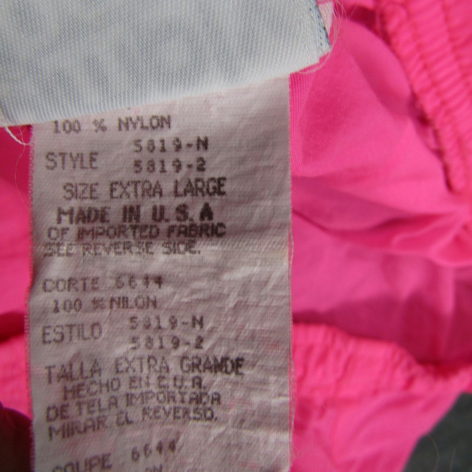 Basic Running Sign Simply Basic Shorts Womens XL Pink Vintage Nylon Athletic Running 5819 ...