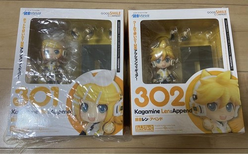 Nendoroid Kagamin Len: Append 302 & Kagamine Rin: Append 301 Good Smile ...