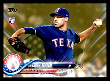 2018 Topps Update Brandon Mann Rookie Gold #US208 -/2018 - Texas Rangers