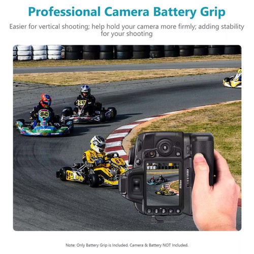 Vertical Battery Handle Grip Replacement For Nikon D3100 D3200 D3300 D5300 - Picture 12 of 14