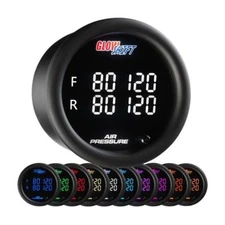 GlowShift - 10 Color Digital Quad Air Ride Pressure Gauge - GS-TCD13-Quad