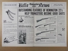 1954 Remington Model 510 511 512 550 514 .22 Rifles vintage print Ad