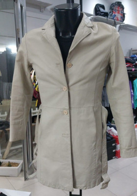 Lederjacke Conbipel gebraucht Damen Woman creme Gr. 42 PGC228PI