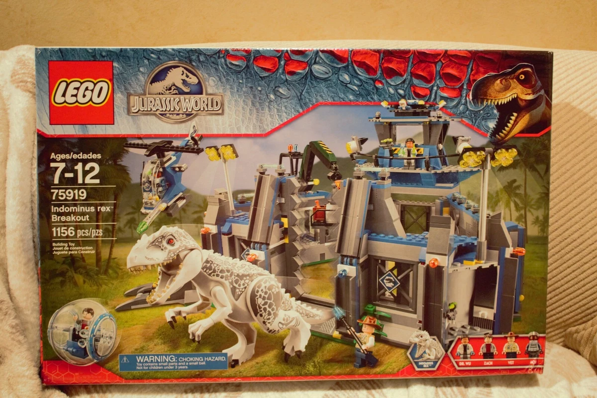  LEGO Jurassic World Indominus Rex Breakout 75919 Building Kit :  Toys & Games