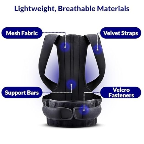 Posture Corrector - Enhanced Shoulder Support & Upper Back Pain Relief (Adults) - Picture 19 of 19