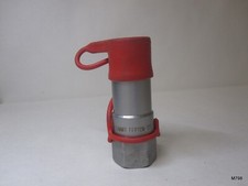 Flat Face Connect Under Pressure Hydraulic Quick Connect Male Coupler, 3/4 SAE