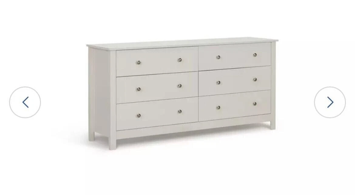 Osaka 3 3 Drawer Chest Soft Grey