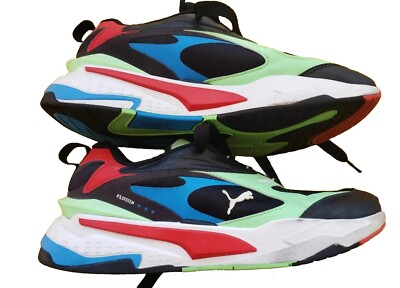 #ad PUMA RS Fast Black Elektro Green 380562 01 Mens Size 8 $13.96
