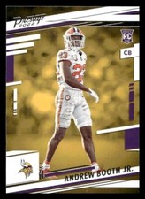 2022 Panini Prestige #332 Andrew Booth Jr. Rookie Minnesota Vikings