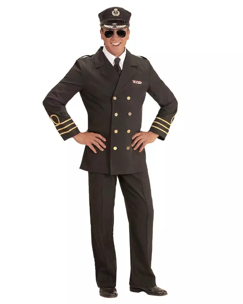 Costume Carnevale Uomo Divisa Ufficiale Marina Militare PS 26163