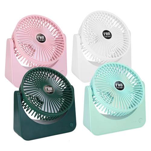 6.5in USB Desk Table Fan Personal Air Fan Circulator Quiet Portable Fan 3 Speeds - Picture 9 of 24