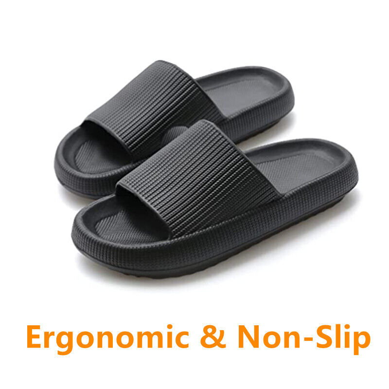 Cloud Slides Ergonomic Shower Slippers Pool Bathroom Sandals for Women Men | eBay