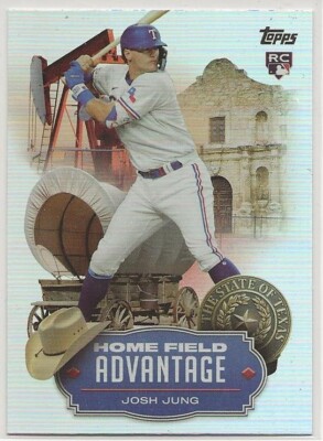 JOSH JUNG 2023 Topps Series 2 RC Home Field Advantage - TEXAS