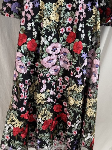 Buddy Love Maxi Unikat Kleid mit schöner Stickerei Blumen, Neu mit Etikett - Bild 8 von 20