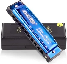 EASTTOP Blues Harmonica Key of C 10Hole 20Tone Diatonic Mouth Organ Gift New Hot