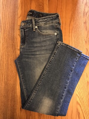 LUCKY BRAND LOLITA CROP DENIM Jeans Skinny Blue Mid Rise