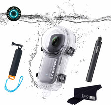 Insta360 X3 Invisible Dive Case with Invisible Selfie Stick New Waterproof 164ft