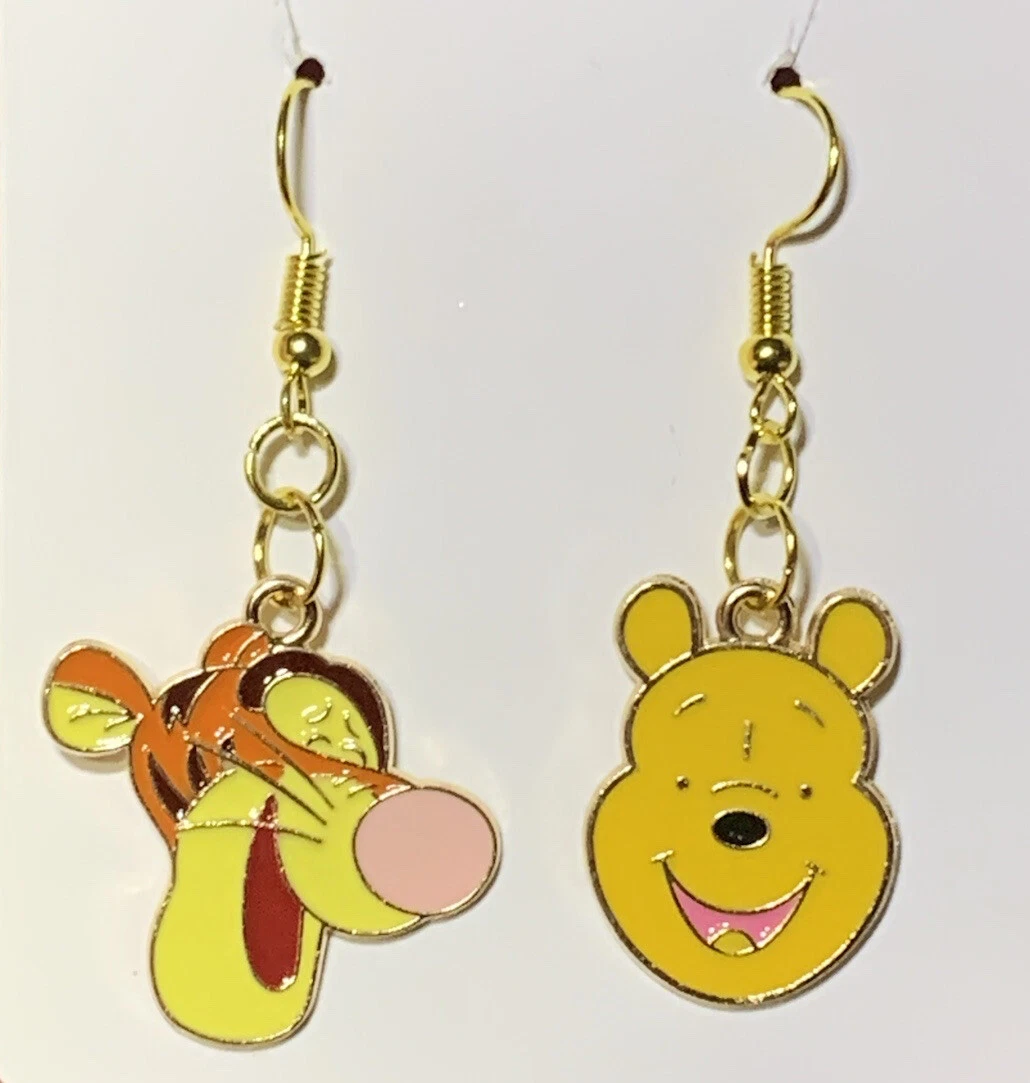 Winnie the shop pooh gold earrings