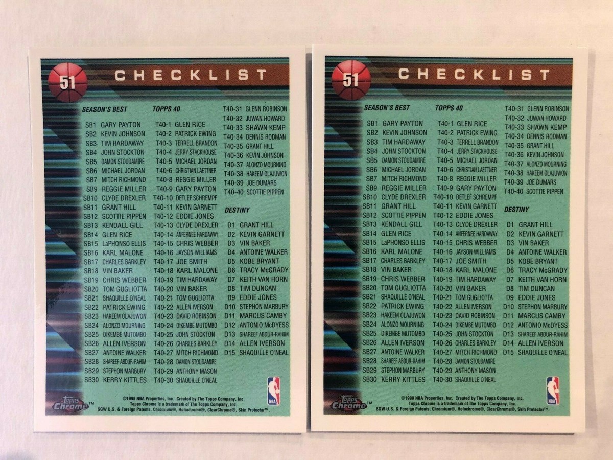 1997-98 Topps Chrome #51 Bulls Team of the 90's Michael