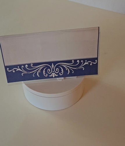 Elegantes blaubraunes VINYLPersonalisiertes Scheckheft-Cover - SIEHE VIDEO UNTEN - Video 1 von 1