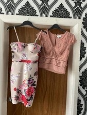 Size 6 Dress (Ideal For Prom) plus River Island Shirt In Excellent Condition