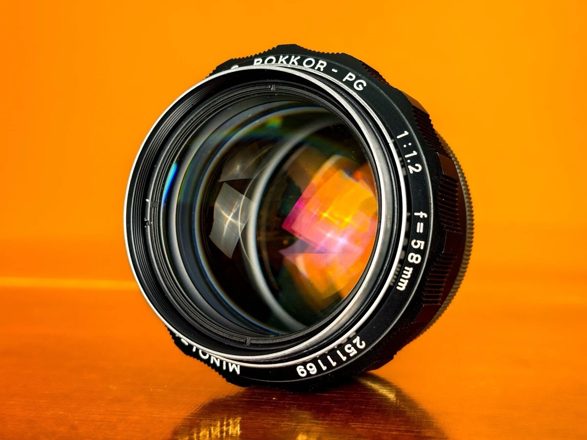 Minolta 58mm Focal f/1.2 Camera Lenses for sale | eBay