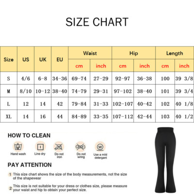 conversion chart jean size in inches