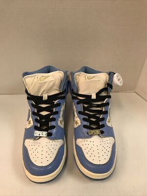 Nike Supreme Dunk High Pro SB Blue 2003 Size 9.5 Used 307385-141