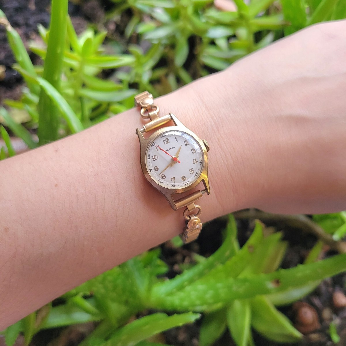 Vintage Orfina Gold Stretch Watch | eBay