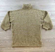 Urban Outfitters Women's Medium 3/4 Sleeve Knit Pullover Sweater Dress tunic 