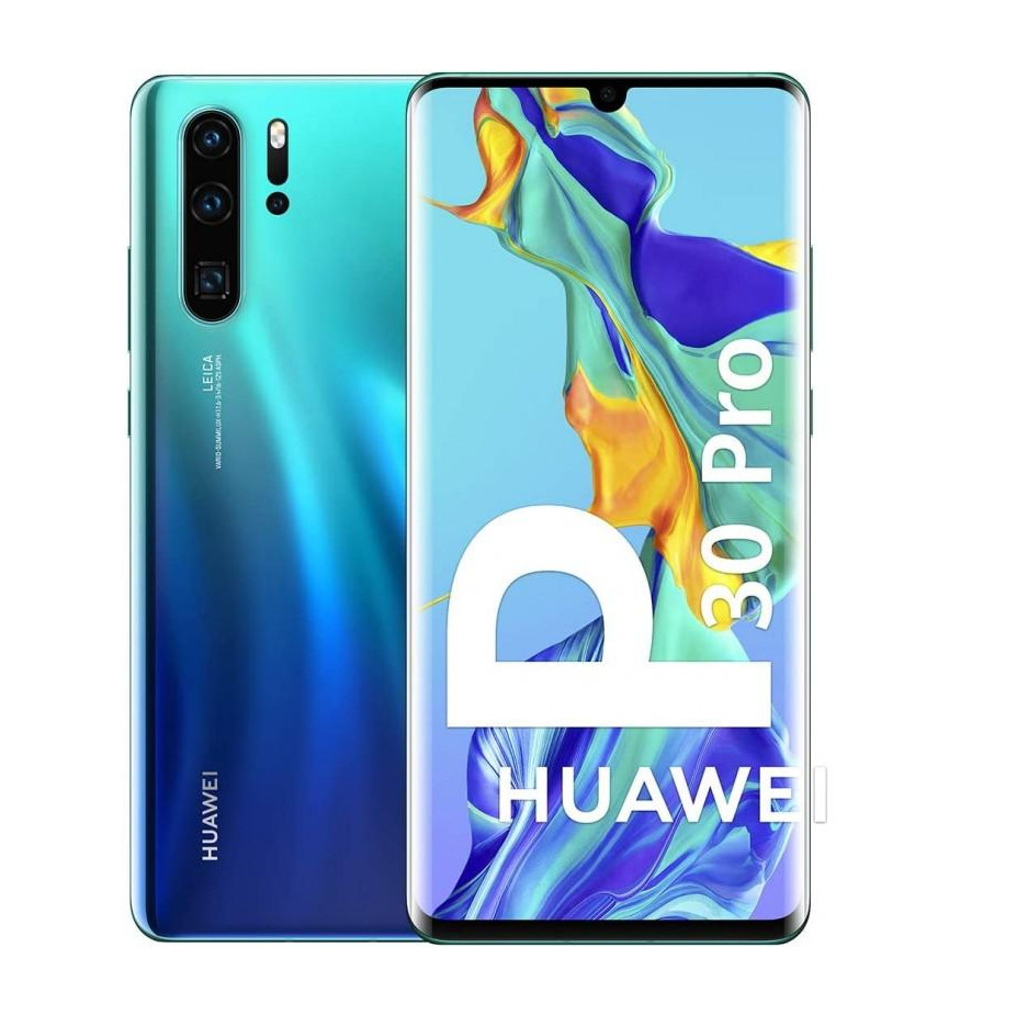  Huawei P30 8 GB RAM + 128 GB, Stunning 6.47 Inch OLED Display,  Android.TM 9.0 Pie, EMUI 9.1.0 Sim-Free Smartphone, Single SIM VOG-L09 -  International Version/No Warranty - GSM only (Aurora) 