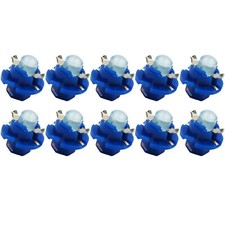 10 LED T5 B8.4D BLU Lampade Lampadine Luci Per Cruscotto Quadro Strumenti 12V