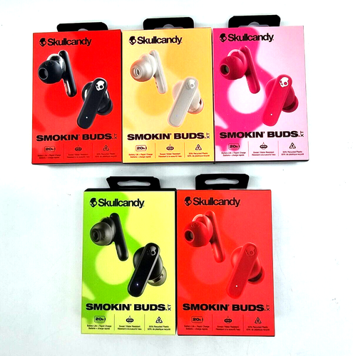 Skullcandy Smokin' Buds XT True Wireless in-Ear Earbuds (CHOOSE) *See Discounts* - Picture 1 of 12