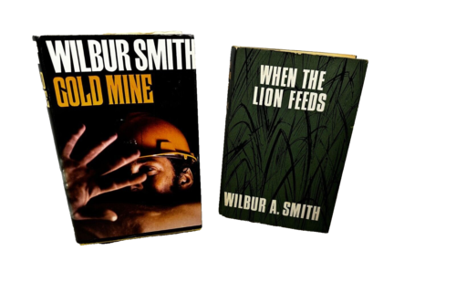 Wilbur Smith Rare Collectable Set of Books:  When the Lion Feeds and Gold Mine - Picture 1 of 17