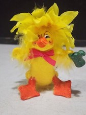 2010 Yellow Spring Planting Duck 3" Doll By Annalee