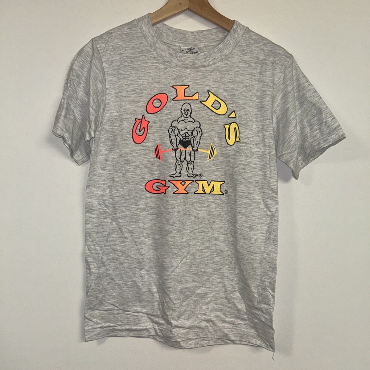 Vintage 80's/90's Gold's Gym Deadstock T-Shirt, Size Large | eBay