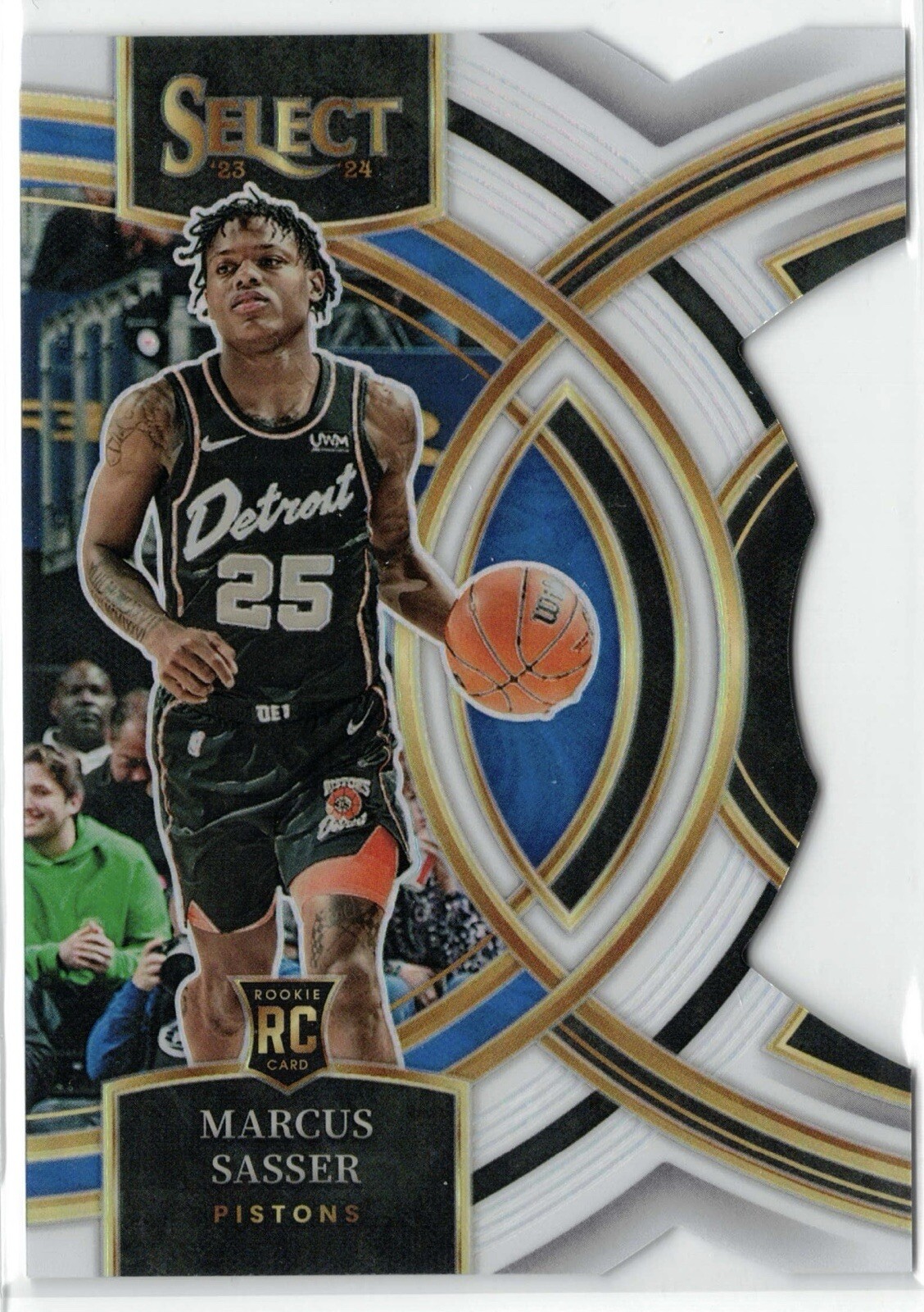 2023-24 Select Marcus Sasser Premier Level White Prizm Die Cut Rookie RC #/149