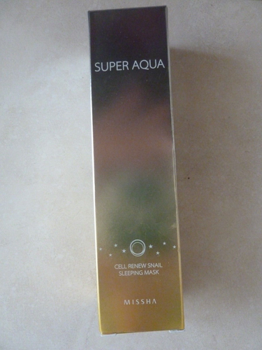 Super Aqua Cell Renew Snail Sleeping Mask from Missha 110 ml BNIB/Sealed Tube - Picture 4 of 9