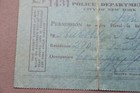 1917 New York Police Dept Pistol Permit & 1929 NRA Annual Member Card US HISTORY — photo 6
