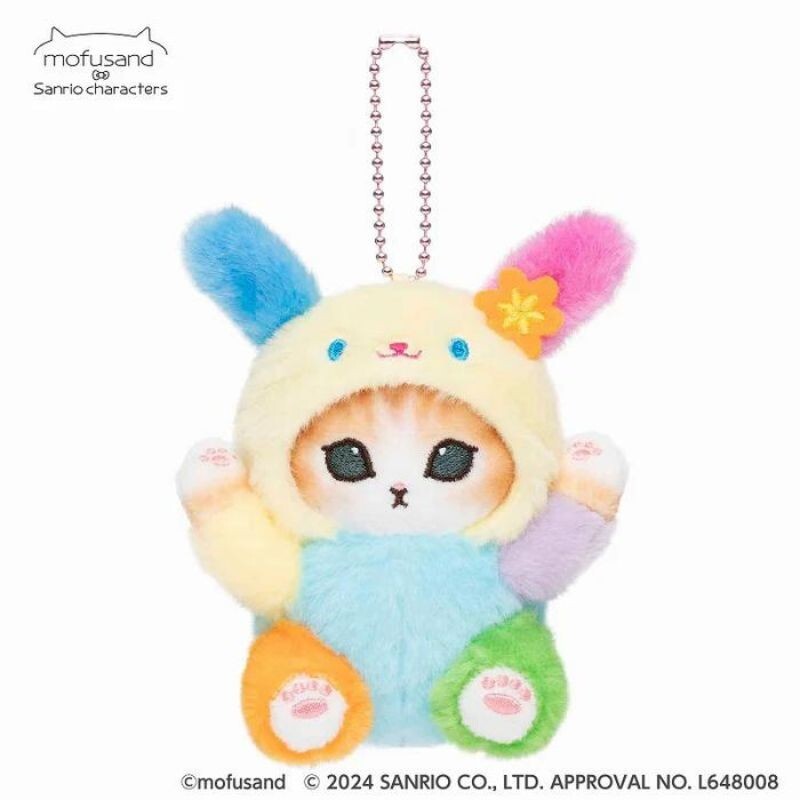 Sanrio mofusand x Sanrio Characters Mini Mascot Dear Usahana Plush JAPAN