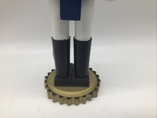 12” Nutcracker Wood And Tin/Metal Jewled King Nutcracker W/Sword - Picture 14 of 22