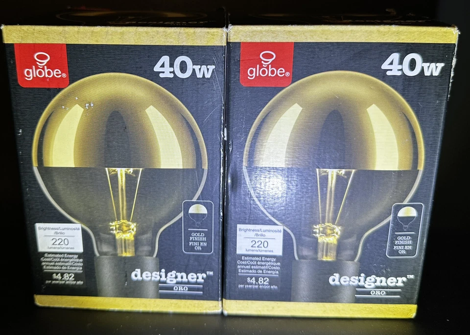 40W G25 Design Bulb, PartNo 84649, by Globe Electric, Pack of 2 - Image 4 of 4
