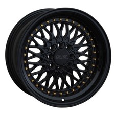 Xxr Wheels 536 15x8 4x1004x114.3 Offset 20 Black Gold Rivets Quantity Of 1