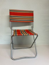 DDR Campingstuhl Klappstuhl Vintage 70er Jahre Stoffbezug Retro 