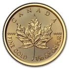 2026 Canadian Gold Maple Leaf 1/10 oz — photo from another recent sale