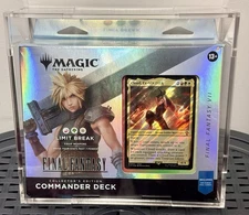NEW in Plexiglass Case! Cloud Limit Break Collector Booster MTG Final Fantasy