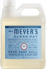 Mrs. Meyer's Clean Day Hand Soap Refill Rain Water Scent 33 fl oz Aloe Vera